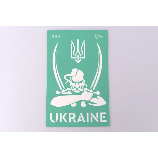 Трафарет багаторазовий самоклеючий №6017, 13х20см, ROSA TALENT – купити | Candy Yarn