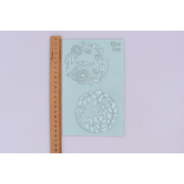 Трафарет багаторазовий універсальний №U105, 13х20см, ROSA TALENT – купити | Candy Yarn