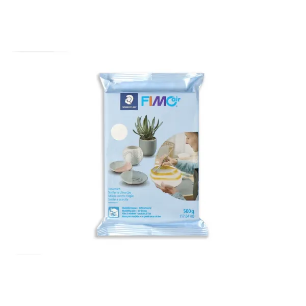 Пластика самозастигаюча, біла, 500 г, Fimo Air – купити | Candy Yarn