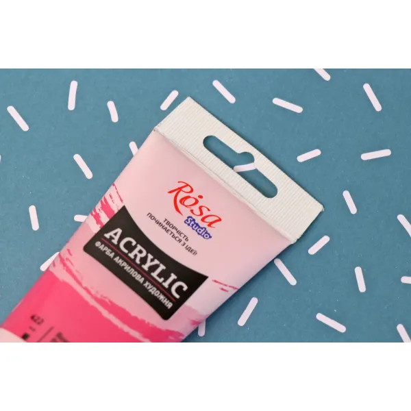 Краска акриловая, бирюзовая 431, 75 мл, ROSA Studio – купить | Candy Yarn