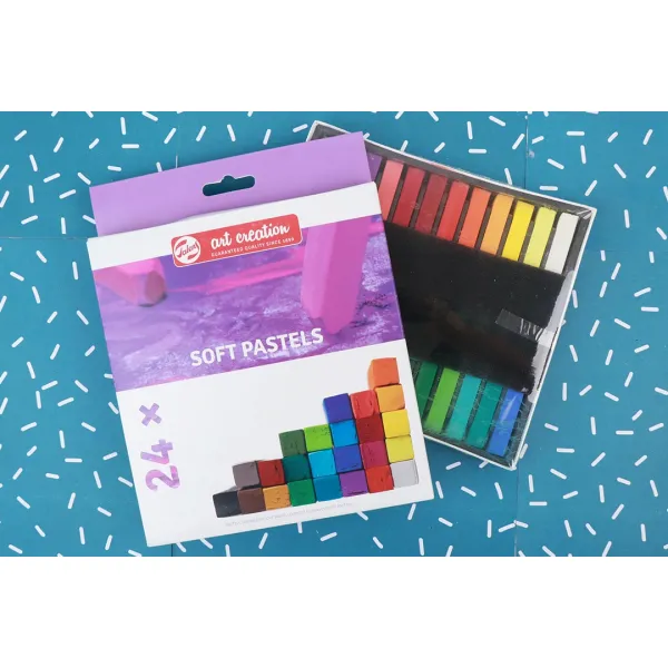 Набор сухой мягкой пастели 24 цв., Art Creation, Royal Talens – купить | Candy Yarn