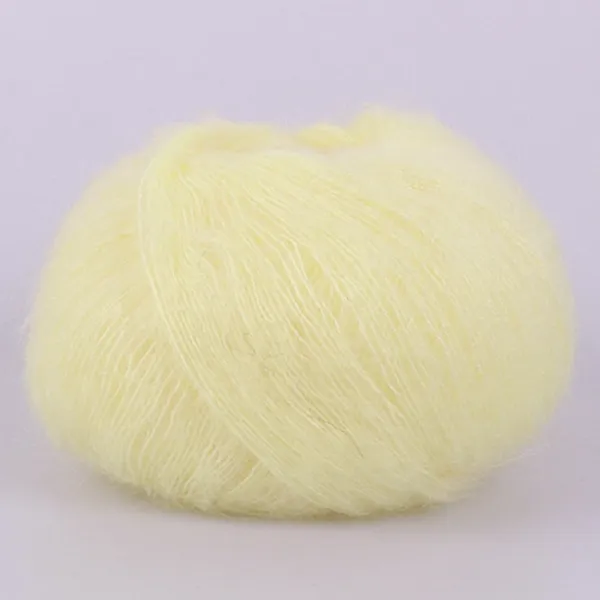 Candy-Yarn Mohair 75%, Светлый лимон №16 – купить | Candy Yarn