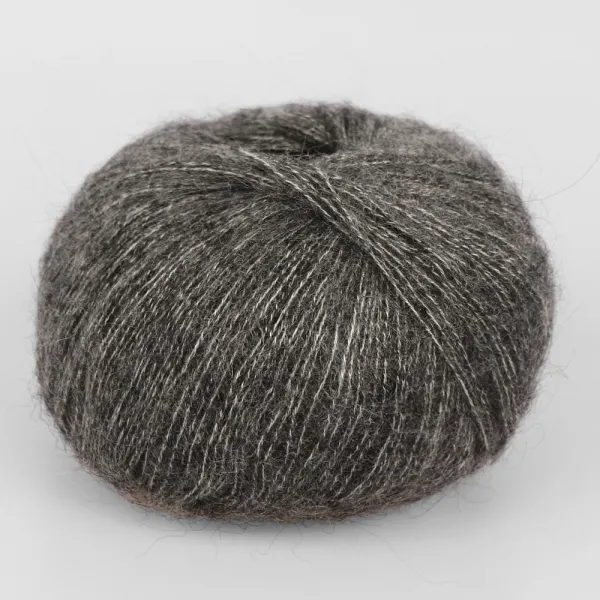 Candy-Yarn Mohair 75%, Серый меланж №49 – купить | Candy Yarn