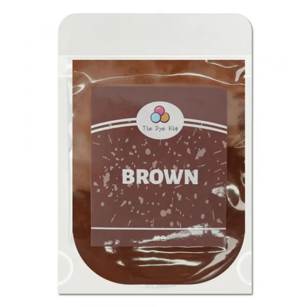 Порошкова фарба для тканини Коричнева (Brown), 10 г—Tie Dye,фарбування бавовни та синтетики – купити | Candy Yarn