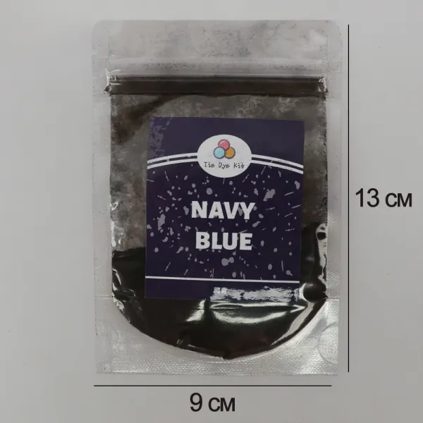Порошкова фарба для тканини Темно-синя (Navy Blue), 10 г—Tie Dye,фарбування бавовни та синтетики – купити | Candy Yarn