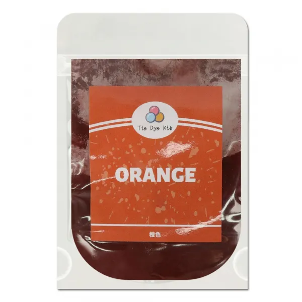 Порошкова фарба для тканини Помаранчева (Orange), 10 г—Tie Dye,фарбування бавовни та синтетики – купити | Candy Yarn