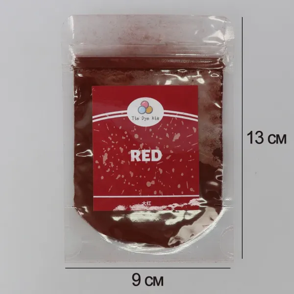 Порошкова фарба для тканини Червона (Red), 10 г—Tie Dye,фарбування бавовни та синтетики – купити | Candy Yarn