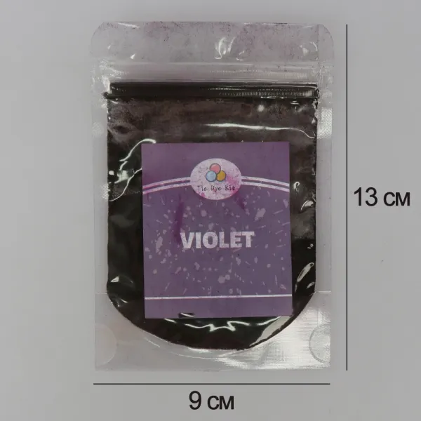 Порошкова фарба для тканини Фіолетова (Violet), 10 г—Tie Dye,фарбування бавовни та синтетики – купити | Candy Yarn