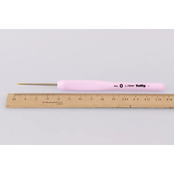 Гачок Tulip Etimo Rose з м'якою ручкою №6, 1.00mm-14см – купити | Candy Yarn