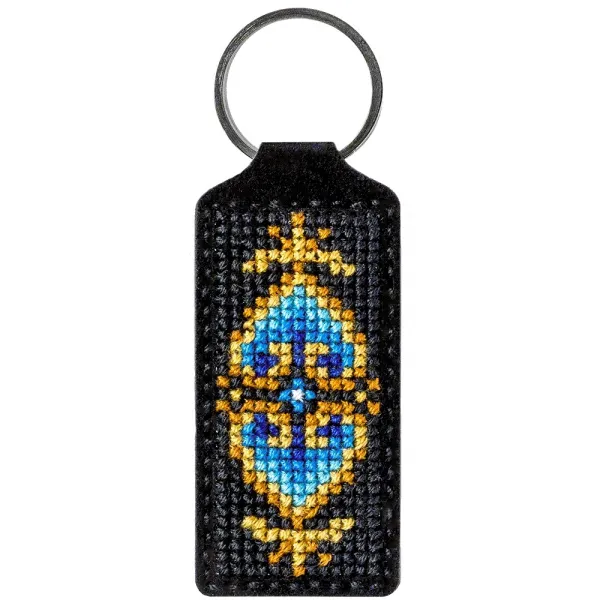 Набор для вишивки нитками брелока на искусственной коже, FLHL-005, 3*13.5см, Wonderland Crafts – купить | Candy Yarn