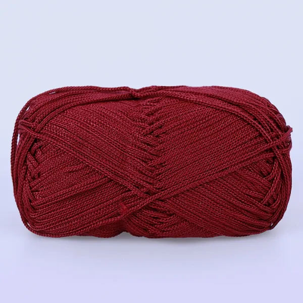 YarnArt Macrame, Вишневый №145, полиэстеровый шнур 2,5мм – купить | Candy Yarn