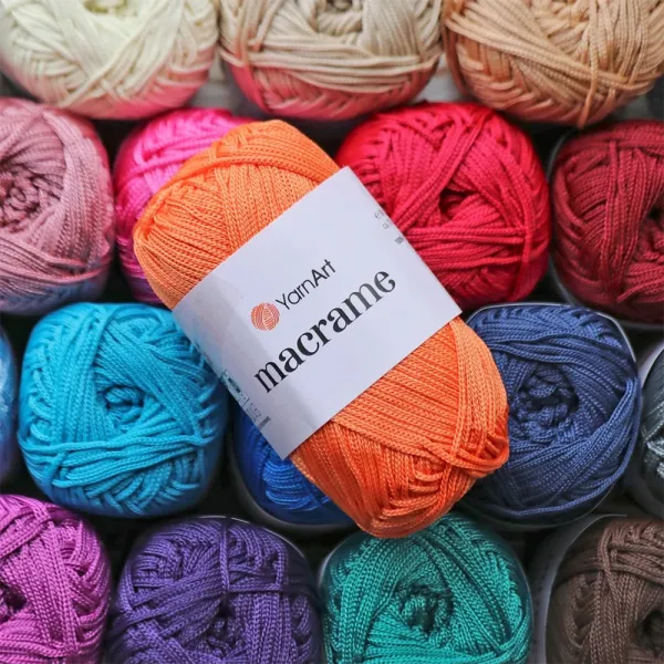 YarnArt Macrame, Фисташка №150, полиэстеровый шнур 2,5мм – купить | Candy Yarn