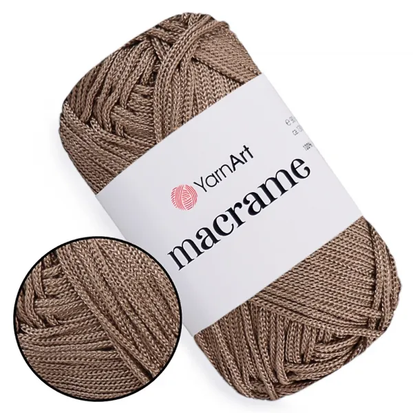 YarnArt Macrame, Какао №170, поліестеровий шнур 2,5мм – купити | Candy Yarn