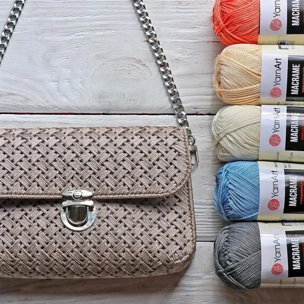 YarnArt Macrame, Какао №170, поліестеровий шнур 2,5мм – купити | Candy Yarn