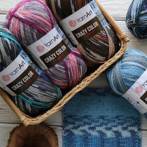 YarnArt Crazy Color, №138 – купити | Candy Yarn