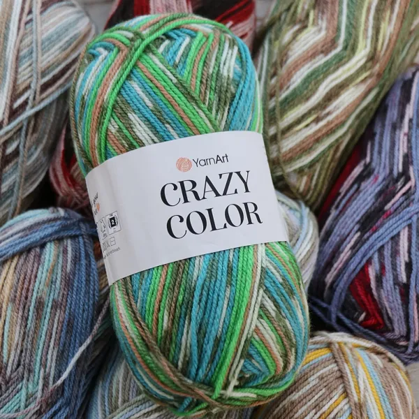 YarnArt Crazy Color, №159 – купити | Candy Yarn