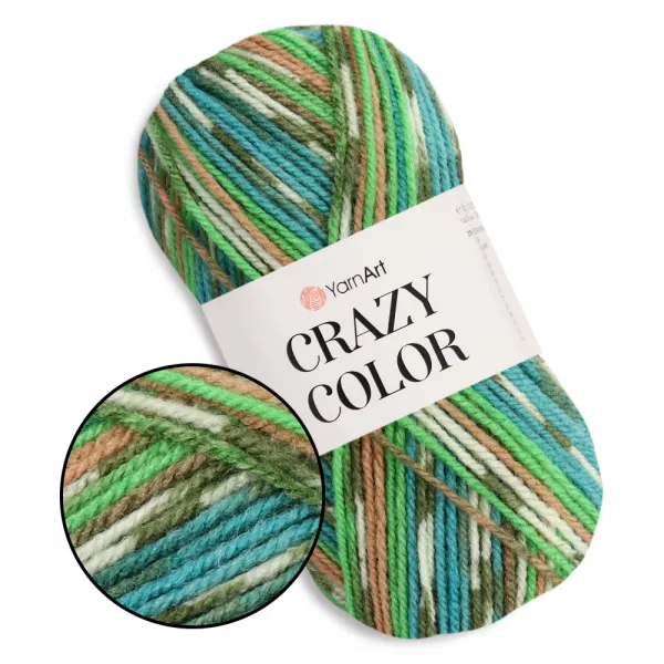 YarnArt Crazy Color, №177 – купити | Candy Yarn