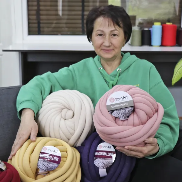 YarnArt Marshmallow, Черный №902 – купить | Candy Yarn