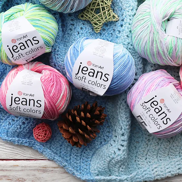 YarnArt Jeans Soft Colors, №6213 – купить | Candy Yarn