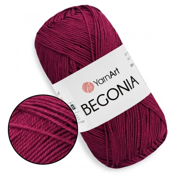 YarnArt Begonia, Бордо №112 – купить | Candy Yarn