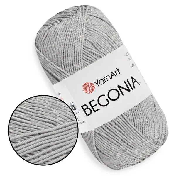 YarnArt Begonia, Светло-серый №4920 – купить | Candy Yarn