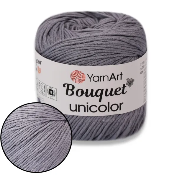YarnArt Bouquet, Серый №3203 – купить | Candy Yarn