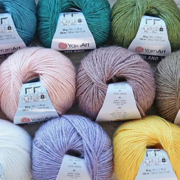 YarnArt Milano, Пепельный №866 – купить | Candy Yarn
