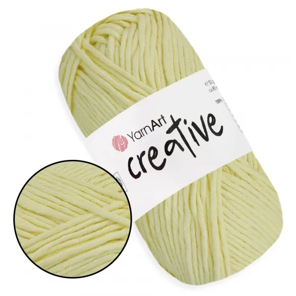 YarnArt Creative, Лимонный №224 – купить | Candy Yarn