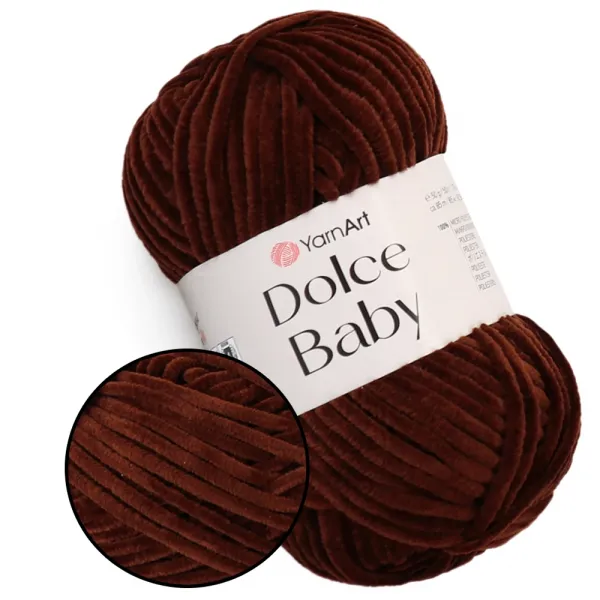 YarnArt Dolce Baby / Дольче Бебі, 50г/85м плюшева пряжа – купити | Candy Yarn