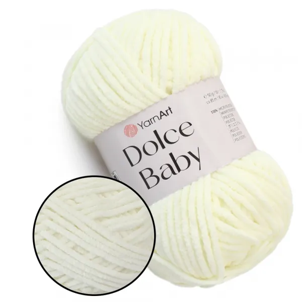 YarnArt Dolce Baby, Молочный №745 – купить | Candy Yarn