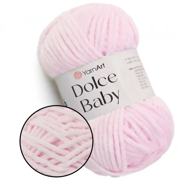 YarnArt Dolce Baby, Світло-рожевий №781 – купити | Candy Yarn