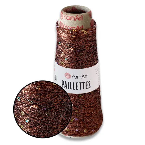 YarnArt Paillettes, Бронза №8005 – купить | Candy Yarn