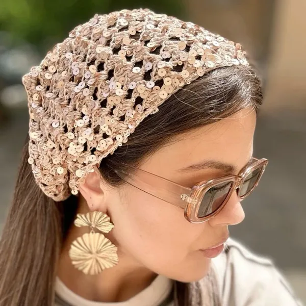 YarnArt Paillettes, Коричневий №8007 – купити | Candy Yarn