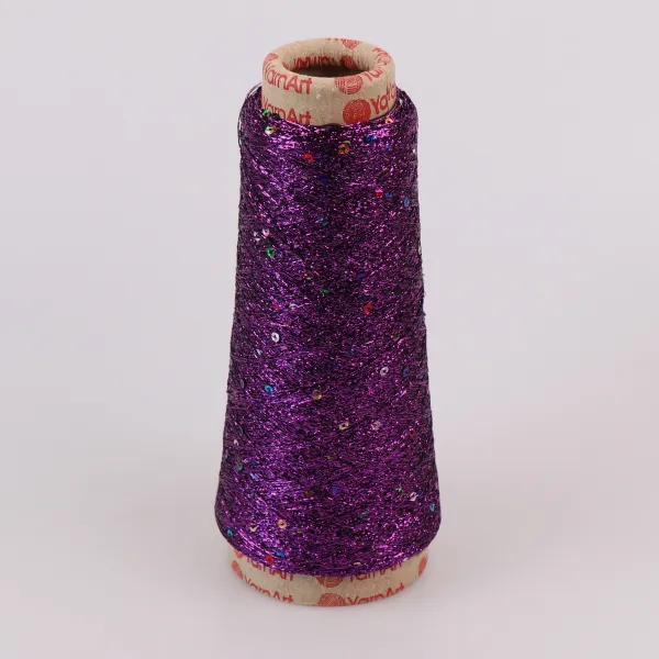 YarnArt Paillettes, Фіолет №8009 – купить | Candy Yarn