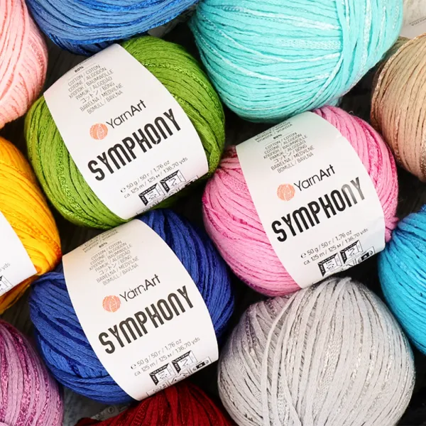 YarnArt Symphony, Белый №2101 – купить | Candy Yarn