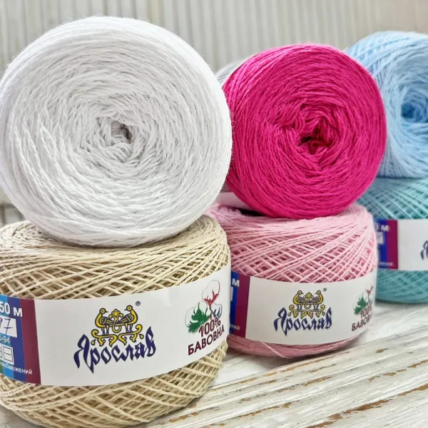 Упаковка Ярослав Хлопок14/2, Канарейка №300, 10шт – купить | Candy Yarn